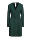Pennyblack Woman Mini Dress Dark Green Size 10 Viscose, Polyamide, Elastane