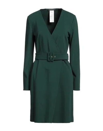 Pennyblack Woman Mini Dress Dark Green Size 10 Viscose, Polyamide, Elastane