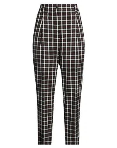 Pennyblack Woman Pants Black Size 12 Polyester, Viscose, Elastane In Multi