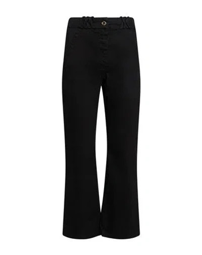 Pennyblack Woman Pants Black Size 4 Cotton, Elastane In White