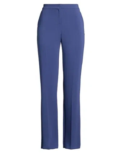 Pennyblack Woman Pants Blue Size 12 Triacetate, Polyester