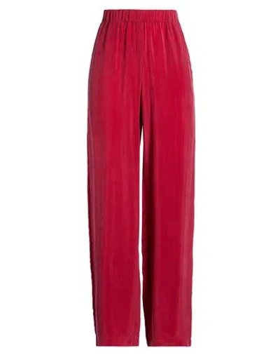Pennyblack Woman Pants Brick Size 10 Cupro In Red