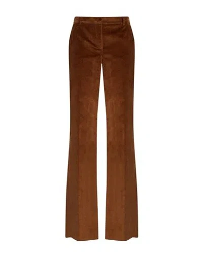 Pennyblack Woman Pants Brown Size 10 Cotton, Polyester, Elastane