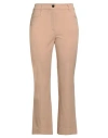 Pennyblack Woman Pants Camel Size 10 Cotton, Viscose, Elastane In Sand