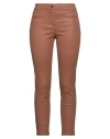 Pennyblack Woman Pants Camel Size 12 Cotton, Elastane In Beige
