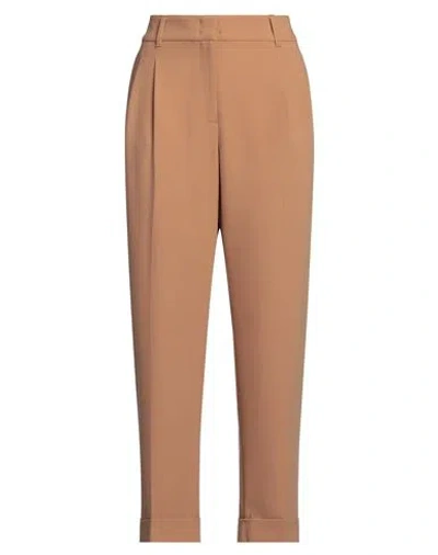Pennyblack Woman Pants Camel Size 8 Polyester, Viscose, Elastane In Sand