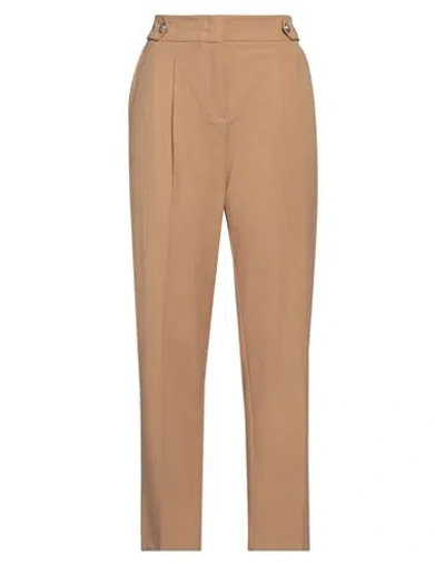 Pennyblack Woman Pants Camel Size 8 Polyester, Viscose, Elastane In Beige