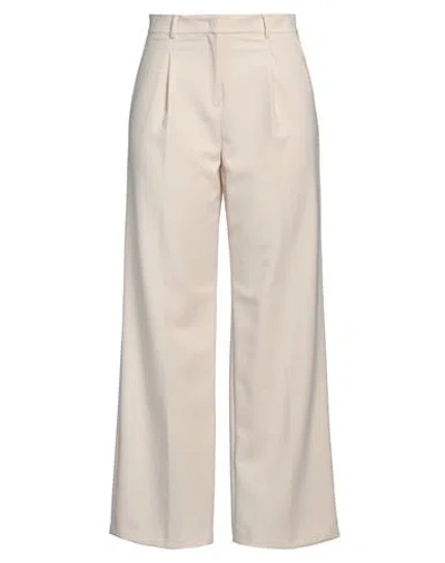 Pennyblack Woman Pants Cream Size 10 Polyester, Elastane In White