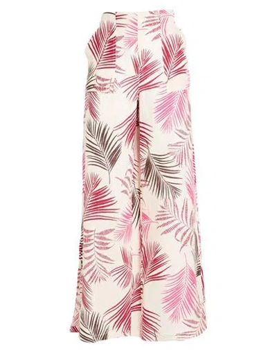 Pennyblack Woman Pants Cream Size 8 Linen In Multi