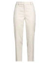 Pennyblack Woman Pants Cream Size 8 Polyester, Viscose, Elastane In White