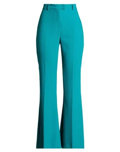 Pennyblack Woman Pants Deep Teal Size 12 Polyester In Blue