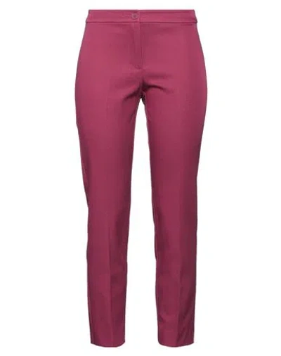 Pennyblack Woman Pants Garnet Size 4 Acetate, Cotton, Polyamide, Elastane In Red