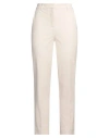 Pennyblack Woman Pants Cream Size 8 Polyester, Viscose, Elastane In White