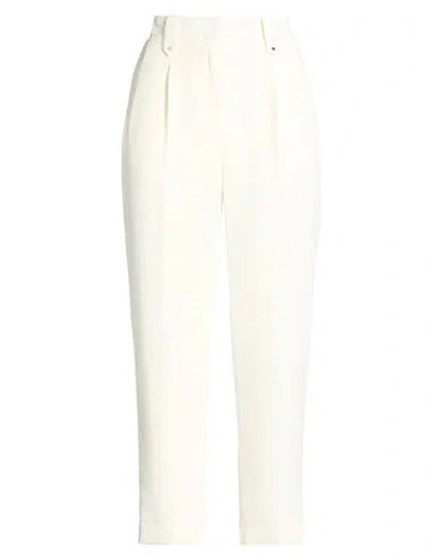 Pennyblack Woman Pants Ivory Size 10 Polyester In White