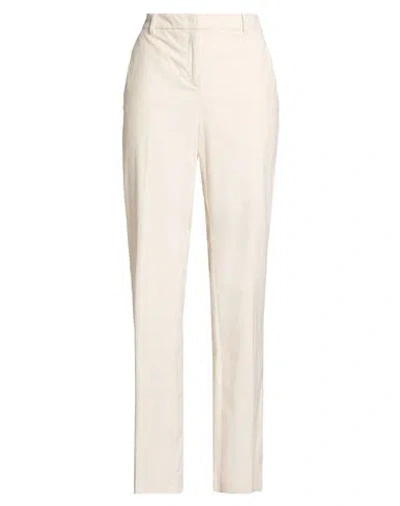 PENNYBLACK PENNYBLACK WOMAN PANTS IVORY SIZE 8 COTTON, ELASTANE