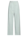 Pennyblack Woman Pants Light Green Size 8 Cotton, Elastane