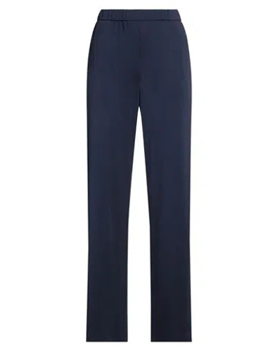 PENNYBLACK PENNYBLACK WOMAN PANTS MIDNIGHT BLUE SIZE 10 VISCOSE, ELASTANE