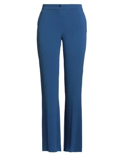 Pennyblack Woman Pants Midnight Blue Size 12 Triacetate, Polyester