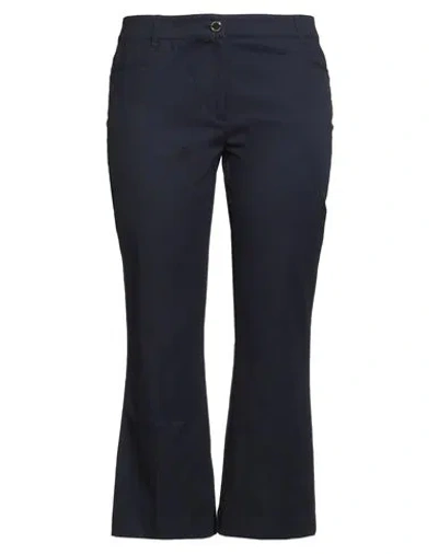 Pennyblack Woman Pants Midnight Blue Size 14 Cotton, Elastane