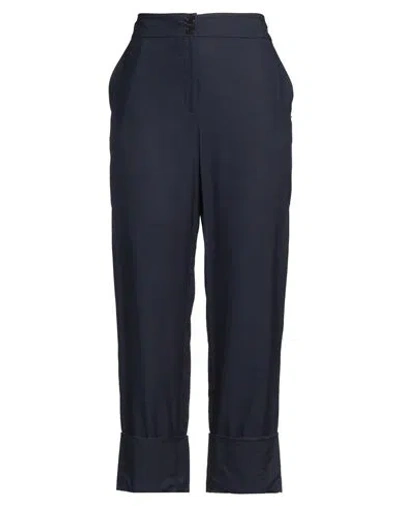 Pennyblack Woman Pants Midnight Blue Size 6 Viscose, Polyamide