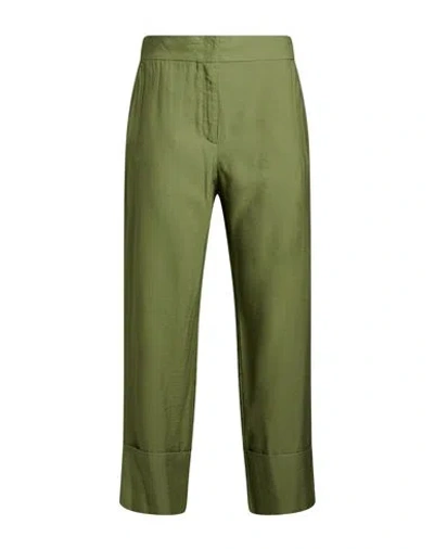 Pennyblack Woman Pants Military Green Size 4 Viscose, Polyamide