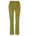 Pennyblack Woman Pants Military Green Size 8 Cotton, Elastane