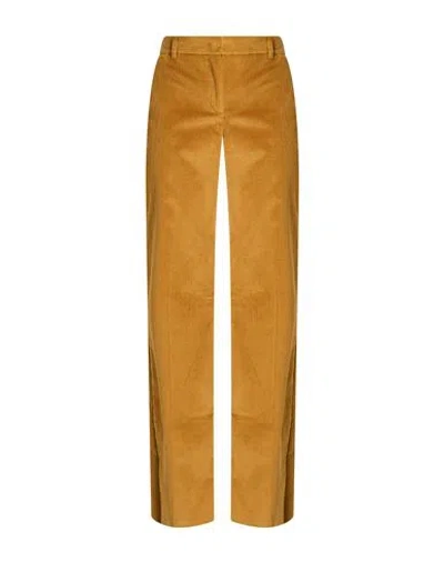 Pennyblack Woman Pants Mustard Size 8 Cotton, Polyester, Elastane In Yellow