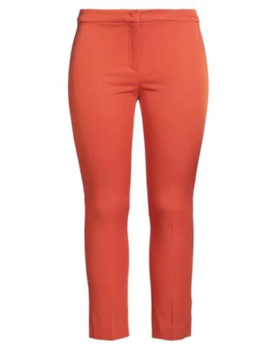 Pennyblack Woman Pants Orange Size 10 Acetate, Cotton, Polyamide, Elastane
