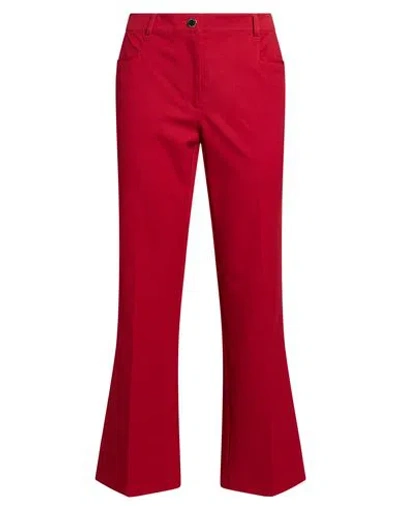 Pennyblack Woman Pants Red Size 10 Cotton, Viscose, Elastane