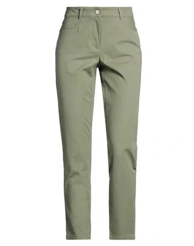 Pennyblack Woman Pants Sage Green Size 10 Cotton, Elastane