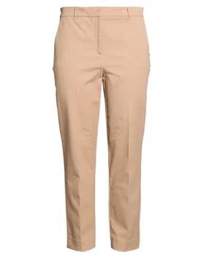 Pennyblack Woman Pants Sand Size 14 Cotton, Viscose, Elastane In Beige