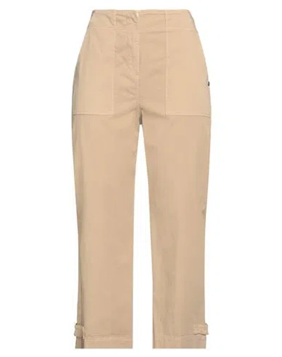 Pennyblack Woman Pants Sand Size 2 Cotton, Elastane In Beige