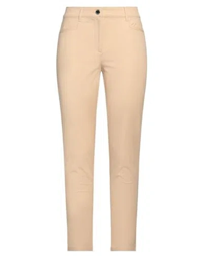 Pennyblack Woman Pants Sand Size 8 Cotton, Elastane In Beige