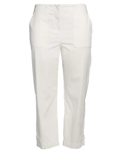 Pennyblack Woman Pants White Size 10 Cotton, Elastane