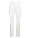 Pennyblack Woman Pants Ivory Size 12 Cotton, Viscose, Elastane In White