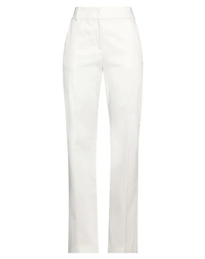 PENNYBLACK PENNYBLACK WOMAN PANTS WHITE SIZE 10 COTTON, ELASTANE
