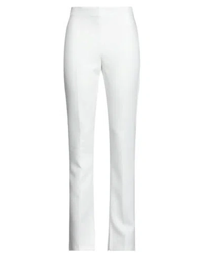 Pennyblack Woman Pants White Size 4 Polyester, Viscose, Elastane