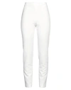 Pennyblack Woman Pants White Size 4 Polyester, Viscose, Elastane