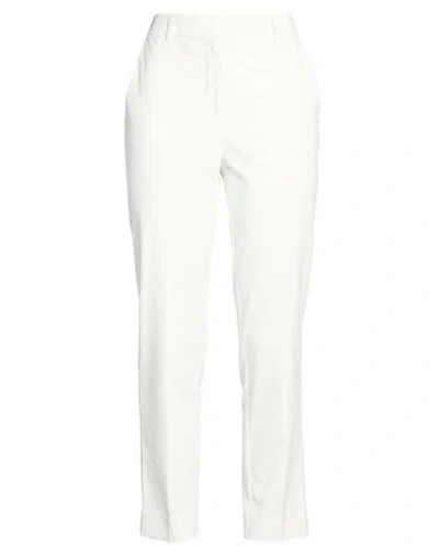 Pennyblack Woman Pants White Size 6 Cotton, Elastane