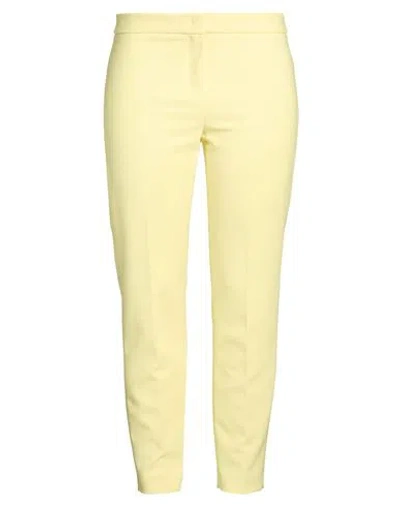 Pennyblack Woman Pants Yellow Size 12 Polyester, Elastane