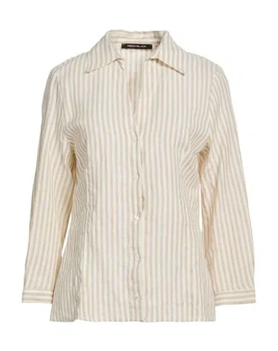 Pennyblack Woman Shirt Beige Size 10 Linen In Neutral