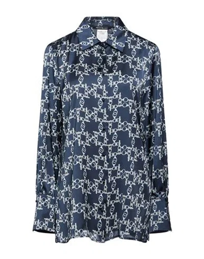 Pennyblack Woman Shirt Midnight Blue Size 10 Polyester