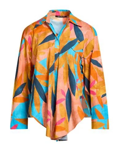 Pennyblack Woman Shirt Orange Size 10 Cotton In Yellow