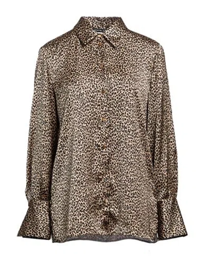 Pennyblack Woman Shirt Sand Size 10 Polyester In Multi