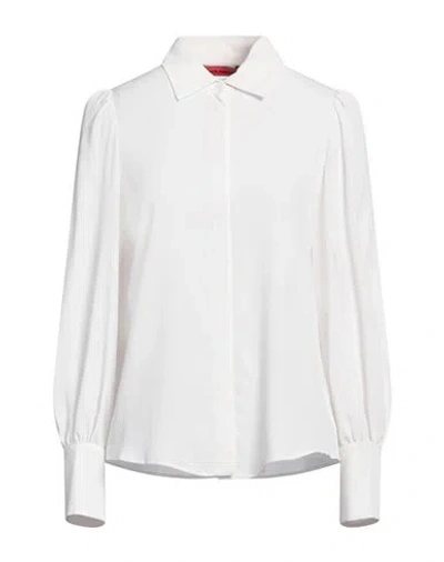 Pennyblack Woman Shirt White Size 10 Acetate, Silk