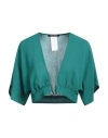 Pennyblack Woman Shrug Emerald Green Size 8 Polyester In Green