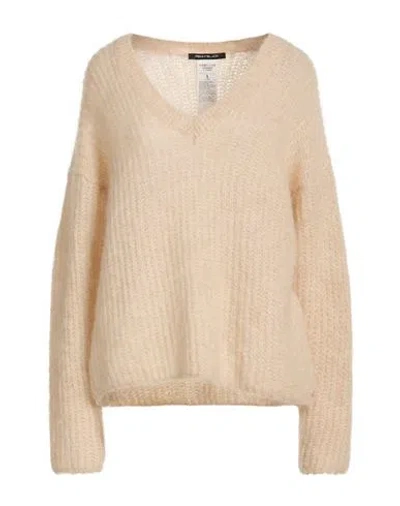 Pennyblack Woman Sweater Beige Size M Polyamide, Alpaca Wool, Mohair Wool, Elastane In Sand