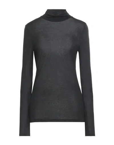Pennyblack Woman T-shirt Black Size L Modal, Cashmere
