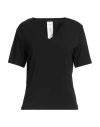 Pennyblack Woman T-shirt Black Size L Viscose, Elastane