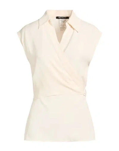 Pennyblack Woman Top Beige Size 10 Acetate, Silk In Multi